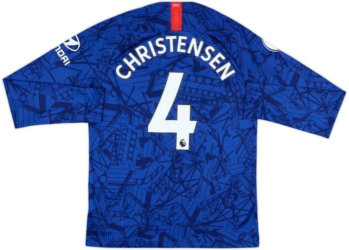 2019-20 Chelsea Home L/S Shirt Christensen #4 - 10/10 - (M)
