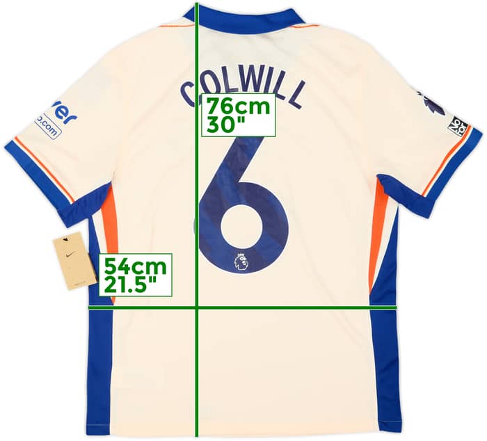 2024-25 Chelsea Away Shirt Colwill #6 (L)