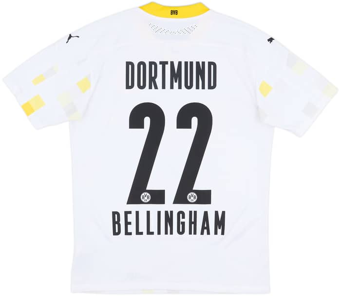 2020-21 Borussia Dortmund Authentic Away Cup Shirt Bellingham #22 - 8/10 - (M)