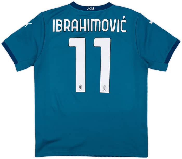 2020-21 AC Milan Third Shirt Ibrahimovic #11 - 10/10 - (M)