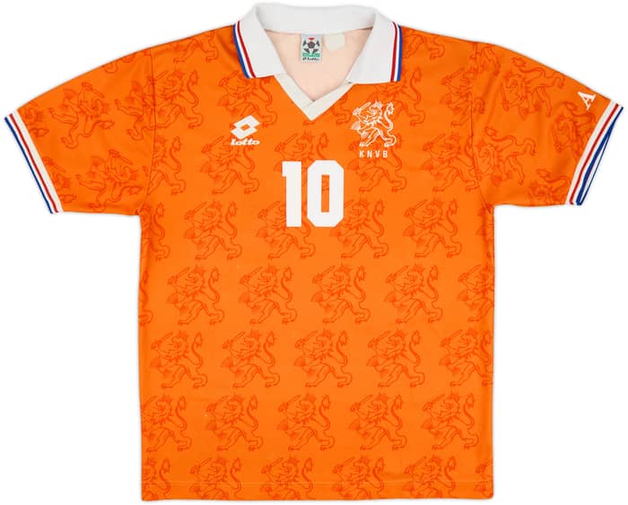 1994 Netherlands Home Shirt Bergkamp #10 - 6/10 - (L)