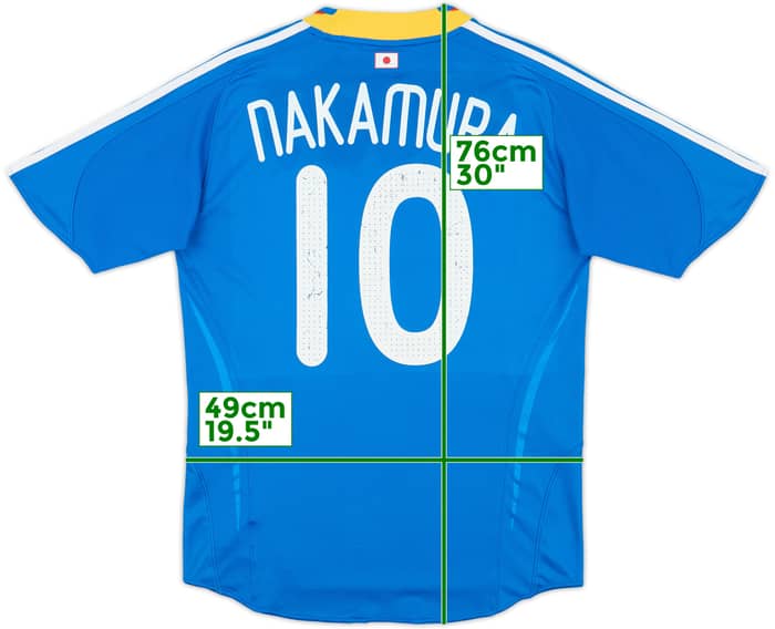 2008-09 Japan Home Shirt Nakamura #10 - 6/10 - (L)
