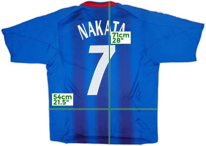 2004-06 Japan Home Shirt Nakata #7 - 7/10 - (L)
