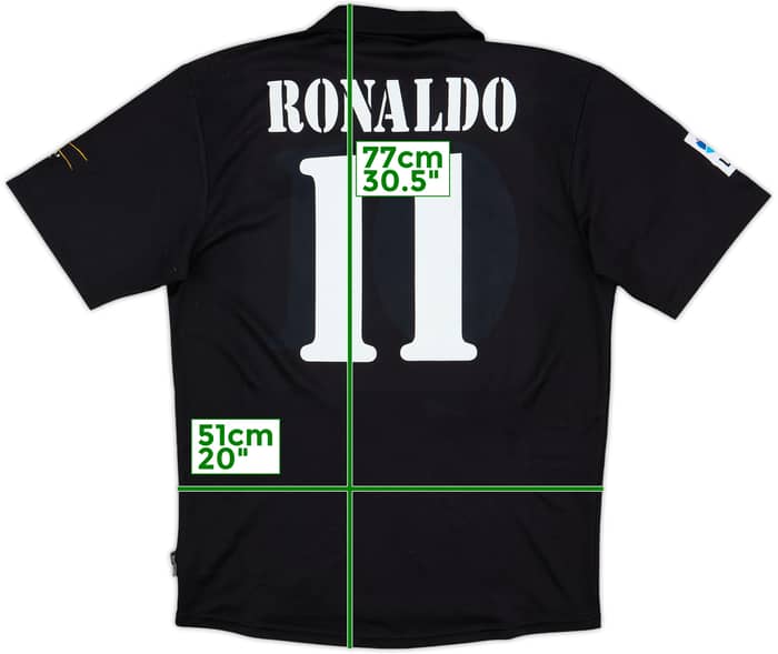 2002-03 Real Madrid Centenary Away Shirt Ronaldo #11 - 8/10 - (M)