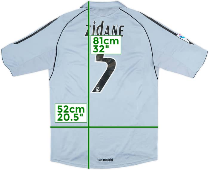 2005-06 Real Madrid Third Shirt Zidane #5 - 6/10 - (M)