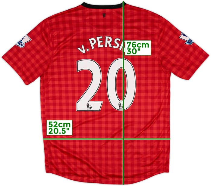 2012-13 Manchester United Home Shirt V.Persie #20 - 6/10 - (L)