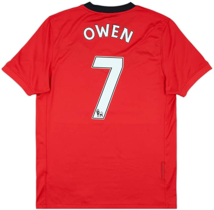 2009-10 Manchester United Home Shirt Owen #7 - 8/10 - (M)