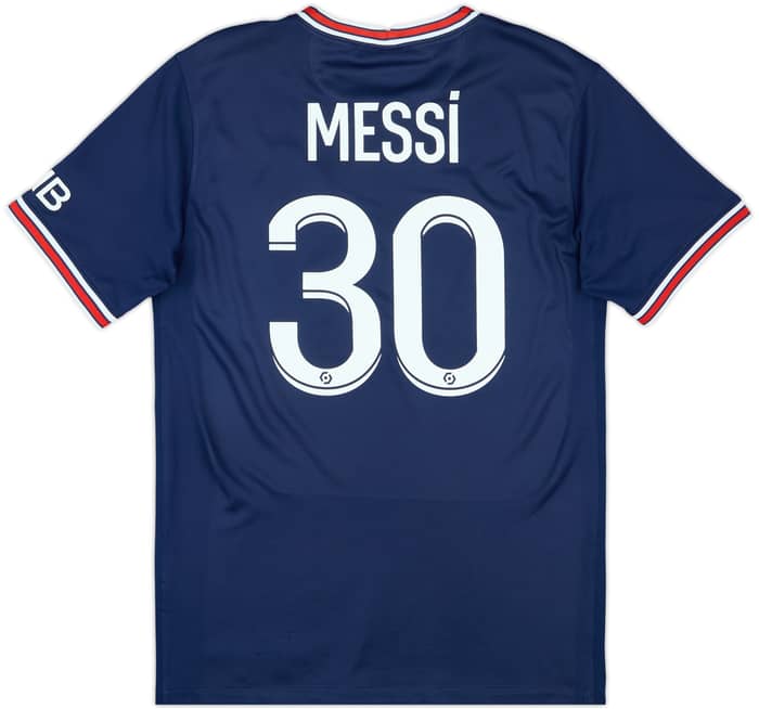 2021-22 Paris Saint-Germain Home Shirt Messi #30 - 10/10 - (S)