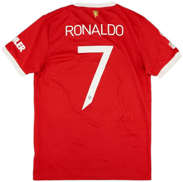 2021-22 Manchester United Home Shirt Ronaldo #7 - 7/10 - (M)