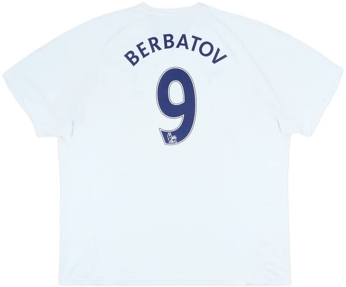 2007-08 Tottenham Home Shirt Berbatov #9 - 8/10 - (XXL)