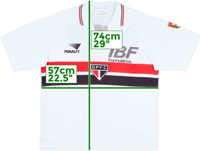 1992 Sao Paulo Home Shirt #10 - 9/10 - (XL)
