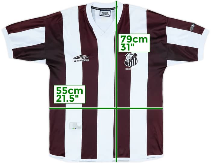 2001 Santos Away Shirt #10 - 6/10 - (L)