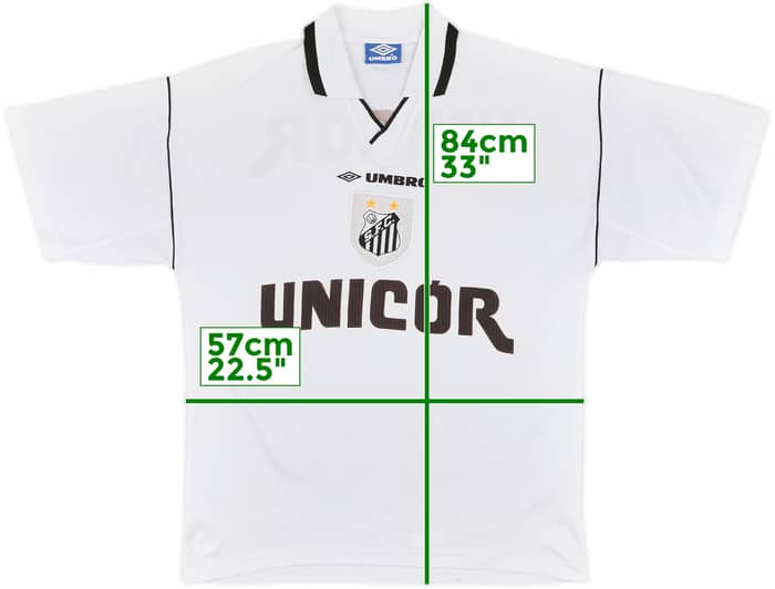 1998 Santos Home Shirt - 8/10 - (L)