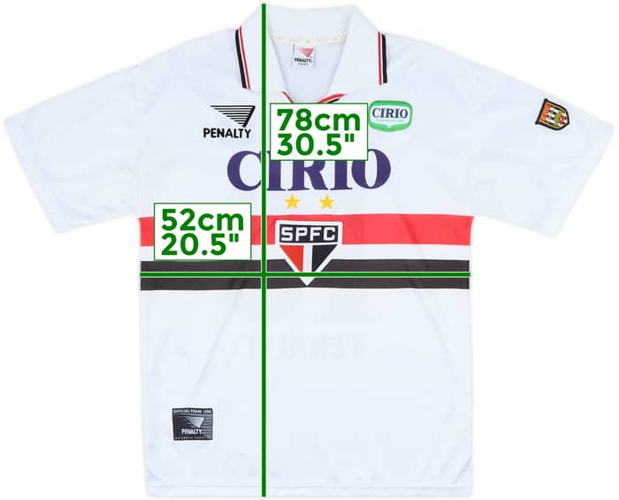 1999 Sao Paulo Home Shirt #10 - 9/10 - (M)