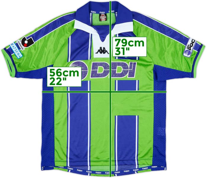 1999 Bellmare Hiratsuka Home Shirt - 6/10 - (M/L)
