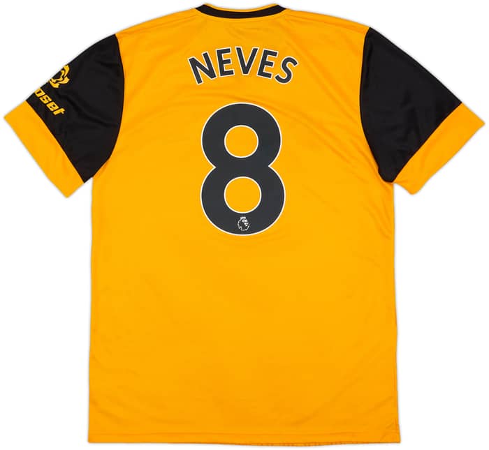2020-21 Wolves Home Shirt Neves #8 - 9/10 - (L)