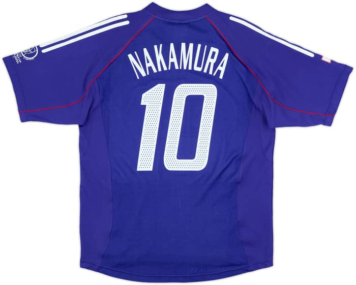 2002-04 Japan 'vs Russia' Home Shirt Nakamura #10 - 10/10 - (L)