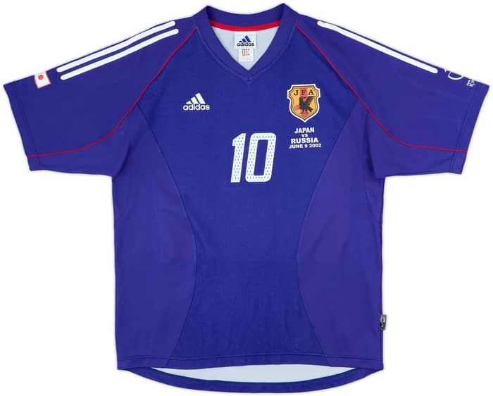 2002-04 Japan 'vs Russia' Home Shirt Nakamura #10 - 10/10 - (L)