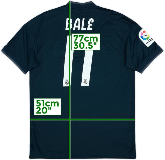 Camiseta de visitante del Real Madrid 2018-19 Bale #11 (M)