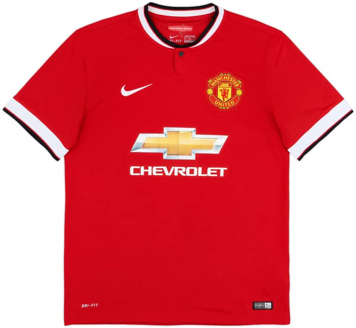 2014-15 Manchester United Home Shirt Mata #8 - 8/10 - (M)