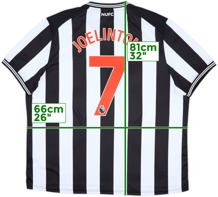 2023-24 Newcastle Home Shirt Joelinton #7 (3XL)