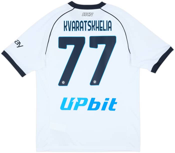 2023-24 Napoli Away Shirt Kvaratskhelia #77 - 10/10 - (XXL)