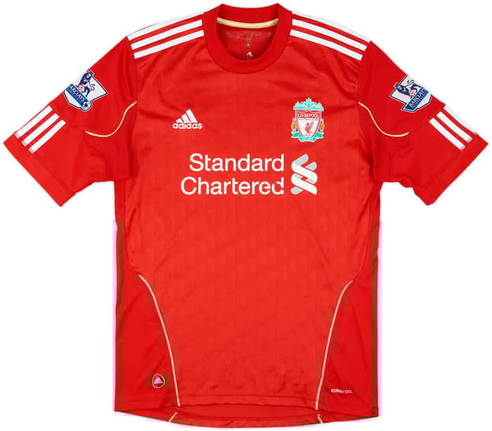 2010-12 Liverpool Home Shirt Suarez #7 - 9/10 - (M)