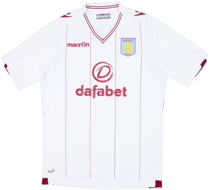 2014-15 Aston Villa Away Shirt Grealish #40 - 8/10 - (L)