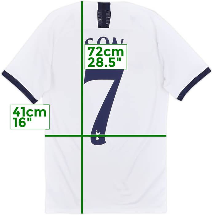 2019-20 Tottenham Home Shirt Son #7 - 9/10 - (XS)