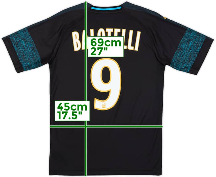 2018-19 Olympique Marseille Away Shirt Balotelli #9 - 9/10 - (XS)