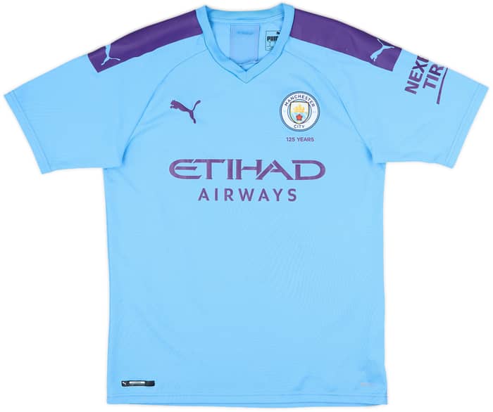 2019-20 Manchester City Home Shirt De Bruyne #17 - 9/10 - (M)
