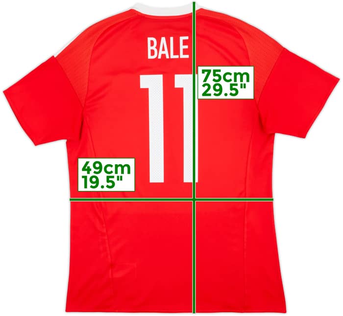 2016-17 Wales Home Shirt Bale #11 - 8/10 - (M)