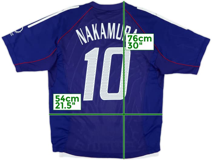 2002-04 Japan Player Issue Home Shirt Nakamura #10 - 8/10 - (L)