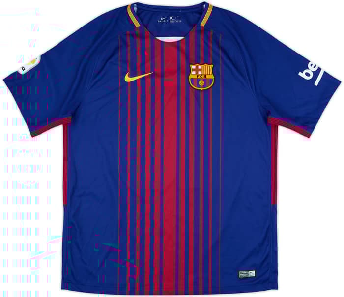 2017-18 Barcelona Home Shirt Messi #10 - 10/10 - (L)