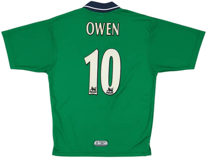 1999-00 Liverpool Away Shirt Owen #10 - 8/10 - (S)
