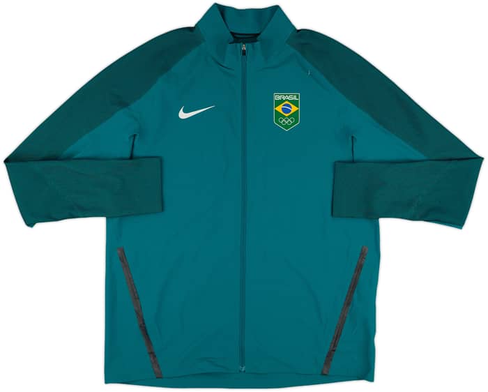 2016-17 Brazil Olympics Nike Track Jacket - 9/10 - (L)