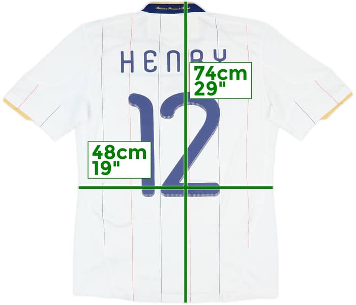 2009-10 France Away Shirt Henry #12 - 9/10 - (S)