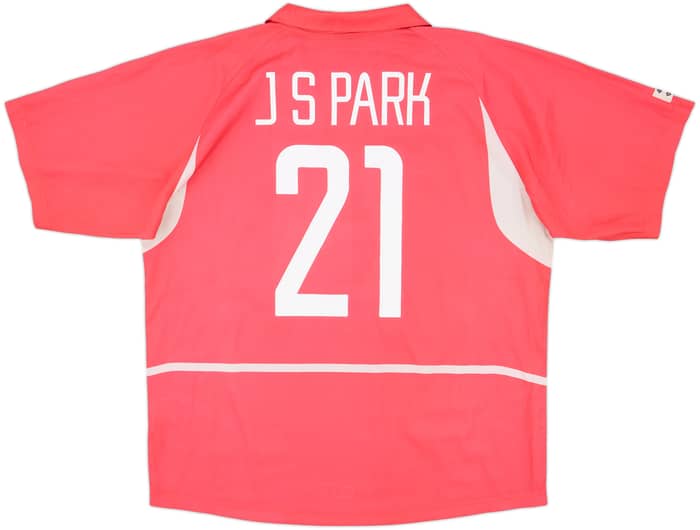 2002-03 South Korea Home Shirt J.S.Park #21 - 6/10 - (L)