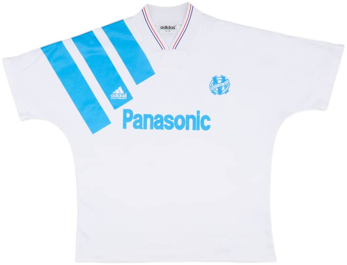1991-92 Olympique Marseille Home Shirt - 7/10 - (L/XL)