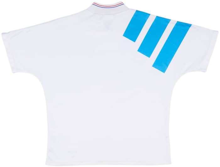 1991-92 Olympique Marseille Home Shirt - 7/10 - (L/XL)