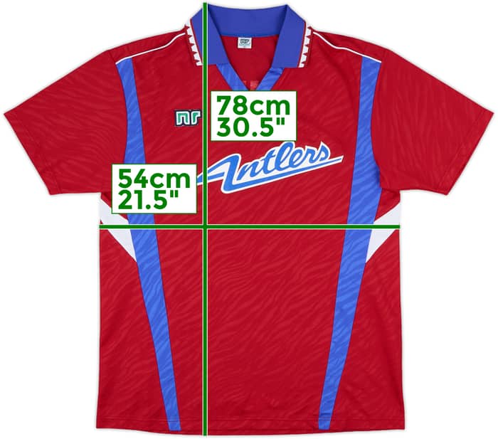 1992 Kashima Antlers Home Shirt - 9/10 - (M/L)