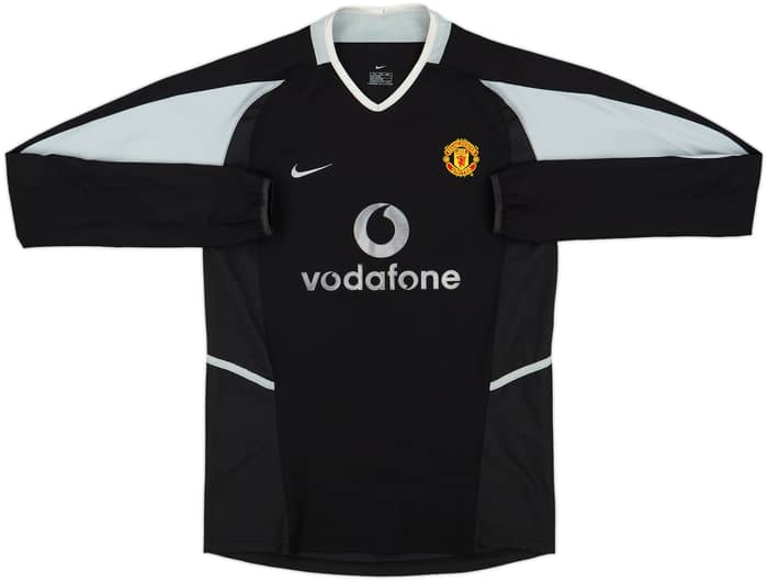 2002-04 Manchester United GK Shirt Barthez #1 - 9/10 - (XL.Boys)