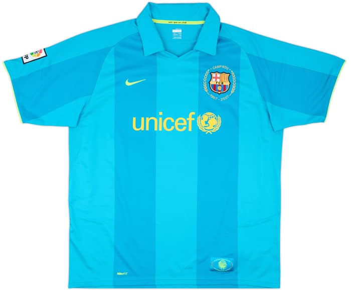 2007-09 Barcelona Away Shirt Ronaldinho #10 - 10/10 - (XXL)