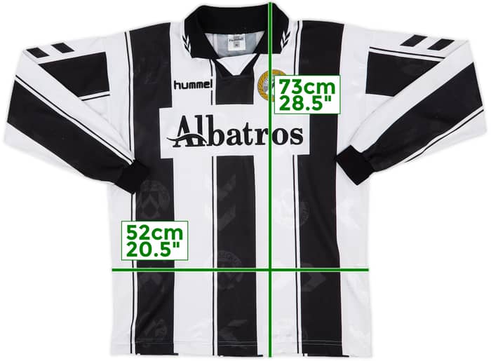 1995-96 Udinese Home L/S Shirt - 8/10 - (M)