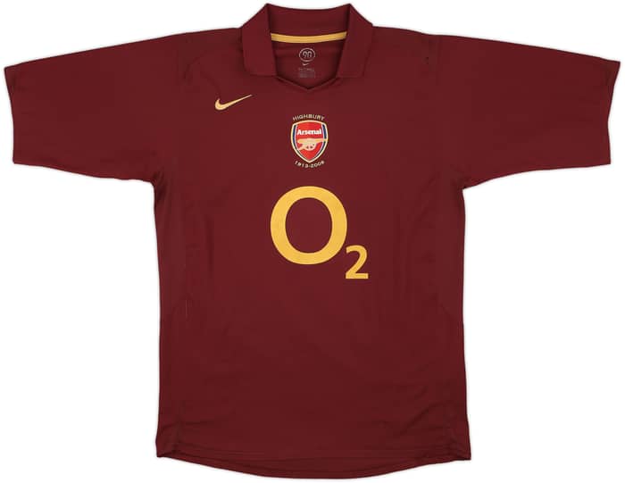 2005-06 Arsenal Home Shirt Bergkamp #10 - 8/10 - (L)
