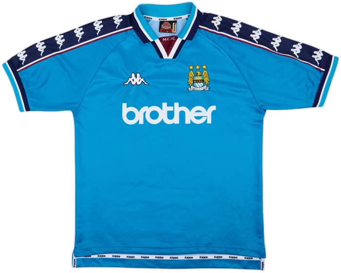 1997-99 Manchester City Home Shirt - 9/10 - (L)
