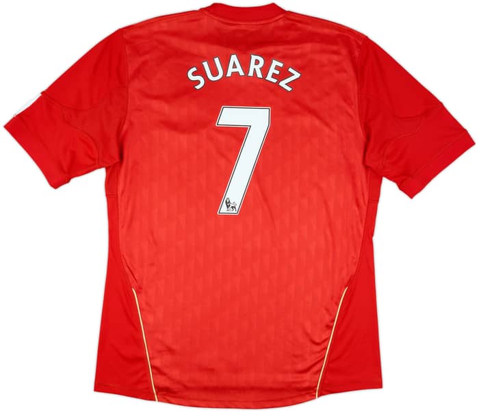 2010-12 Liverpool Home Shirt Suarez #7 - 6/10 - (XL)