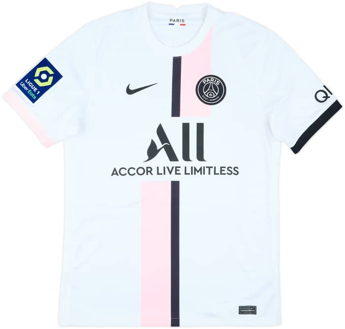 2021-22 Paris Saint-Germain Away Shirt Sergio Ramos #4 - 6/10 - (M)