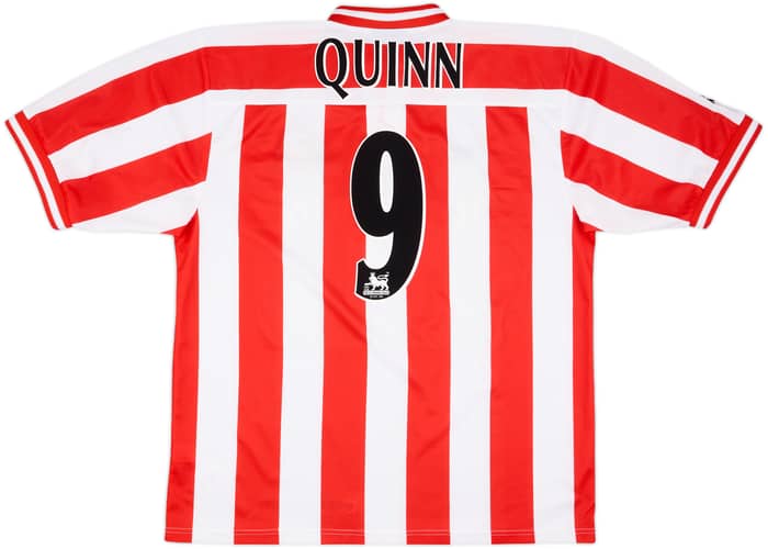 1999-00 Sunderland Home Shirt Quinn #9 - 9/10 - (XL)