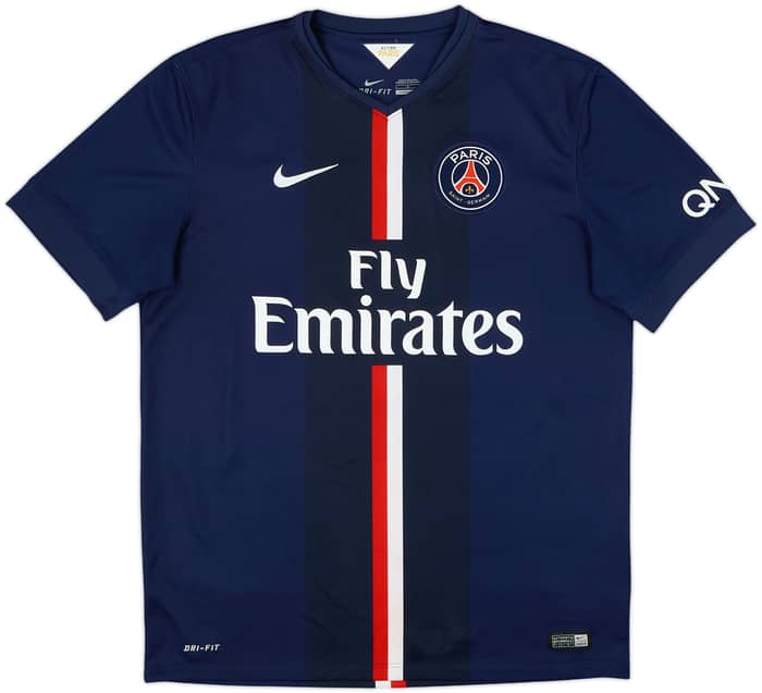 2014-15 Paris Saint-Germain Home Shirt Ibrahimovic #10 - 10/10 - (L)